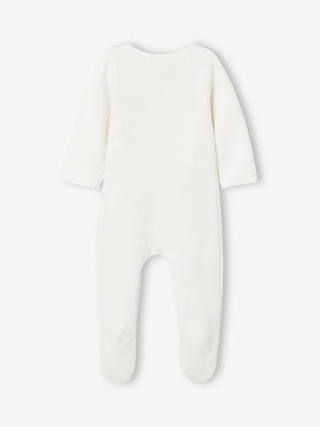 Newborn Combo: Jumpsuit & Beanie for Babies ecru 