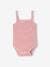 Pack of 5 Organic Cotton Strappy Bodysuits for Newborn Babies old rose 