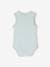 Pack of 5 Sleeveless Bodysuits in Organic Cotton for Newborn Babies mint green 