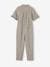 Fleece Jumpsuit for Girls khaki 