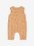 Cotton Gauze Jumpsuit for Newborns 6306+cappuccino+ecru 