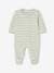 Pack of 2 Sleepsuits in Interlock Fabric for Babies sage green 