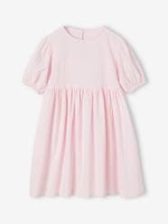 -Seersucker Dress for Girls