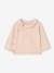 Knitted Jumper with Frilled Collar & Trousers Ensemble for Babies nude pink 