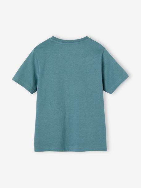 Pack of 3 Assorted T-Shirts for Boys aqua green+azure+cappuccino+green+marl white 