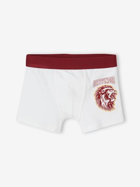 Pack of 3 Harry Potter® Boxer Shorts for Children bordeaux red 