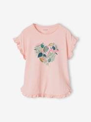 Girls-Tops-T-Shirts-T-Shirt with Ruffle & Sequins for Girls