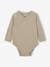 Pack of 7 Long Sleeve, Organic Cotton Bodysuits with Front Opening, Basics multicoloured 