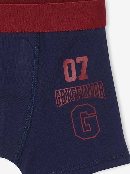 Pack of 3 Harry Potter® Boxer Shorts for Children bordeaux red 