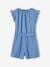 Jumpsuit in Lightweight Denim, Ruffles on the Sleeves, for Girls stone 