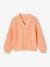 Rib Knit Cardigan for Girls apricot+mauve+pistachio 