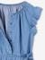 Jumpsuit in Lightweight Denim, Ruffles on the Sleeves, for Girls stone 