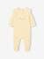 Pack of 2 Velour Sleepsuits for Babies pale yellow 