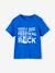 T-Shirt with Message for Boys night blue+royal blue+sage green+white+yellow 