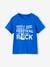 T-Shirt with Message for Boys night blue+royal blue+yellow 