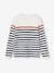 Sailor-Style Striped Jumper for Boys BROWN MEDIUM STRIPED+ecru+green+WHITE LIGHT SOLID WITH DESIGN 