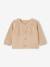 3-Piece Knitted Ensemble: Cardigan, Trousers & Booties for Newborn Babies marl beige 