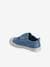 Elasticated Canvas Trainers for Babies denim blue+red 