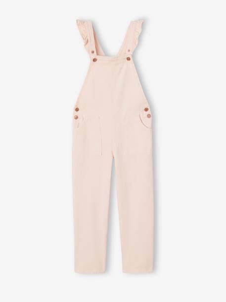 Dungarees with Ruffles on the Straps for Girls rose 