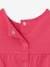 T-Shirt in Organic Cotton for Babies ecru+fuchsia 