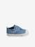 Elasticated Canvas Trainers for Babies denim blue+red 