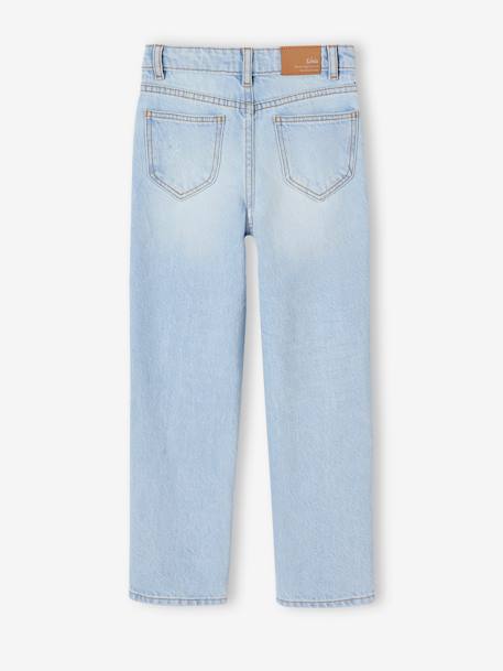 NARROW Hip, Straight Leg MorphologiK Jeans for Girls bleached denim+stone 