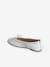 Leather Ballerina Pumps for Girls white 