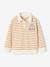 Striped Sweatshirt with Polo Shirt Collar for Boys striped brown 