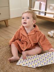 Baby-Bath Capes & Bathrobes-Blouse-Like Bathrobe with Recycled Cotton for Babies