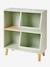 Mixed Cubbyhole Storage Unit for Books & Toys green 