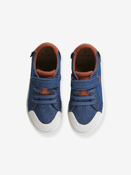 Canvas Trainers with Elasticated Laces, Designed for Autonomy denim blue 