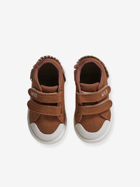 Fabric Trainers with Touch Fasteners, for Baby Boys brown+dark brown 