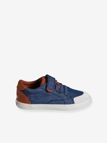 Canvas Trainers with Elasticated Laces, Designed for Autonomy denim blue 