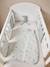 Sleeveless Baby Sleeping Bag with Middle Opening, In the Woods printed green 