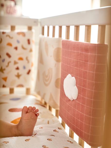 Cot/Playpen Bumper in Organic Cotton*, Happy Sky multicoloured 