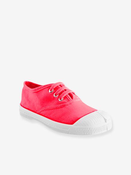 Lace-Up Canvas Trainers, E15004C15N BENSIMON® rose 