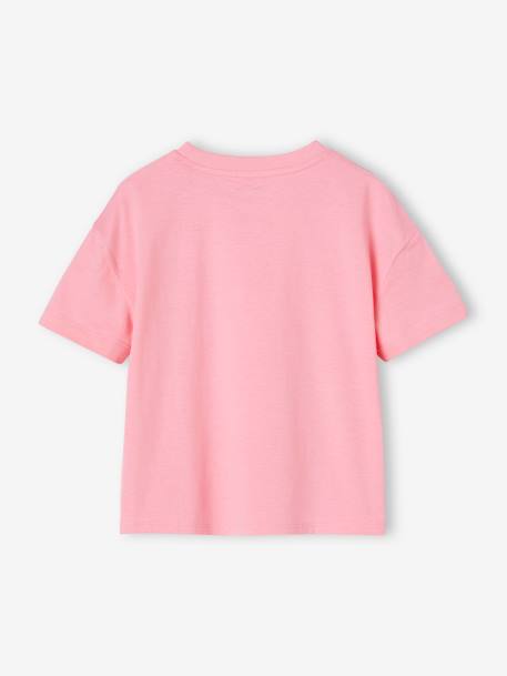 Plain Basics T-Shirt for Girls sweet pink 