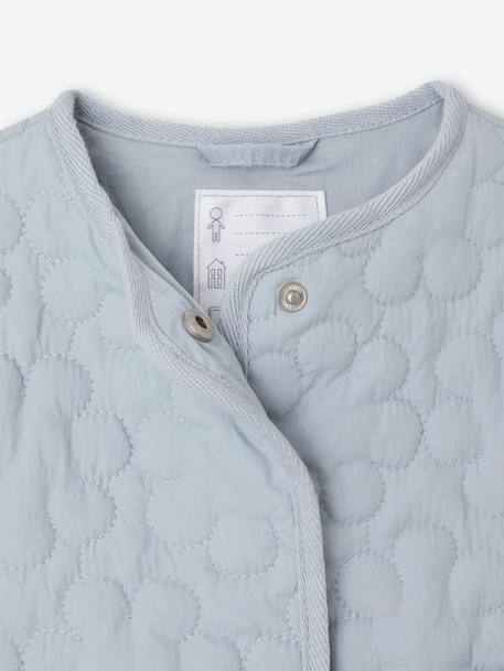 Padded Jacket for Babies pale blue+pale pink 