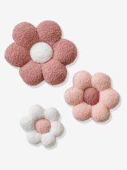 Bedding & Decor-Decoration-Set of 3 Flowers in Bouclé Knit