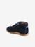 Lace-Up Soft Leather Ankle Boots for Babies, Designed for First Steps navy blue 