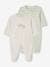 Pack of 2 Sleepsuits in Interlock Fabric for Babies sage green 