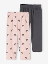 Set of 2 Cropped Leggings for Girls