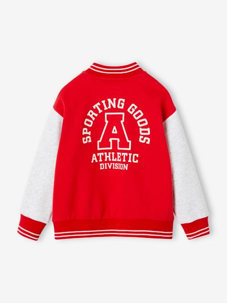 Sports Varsity Jacket for Boys blue+red 