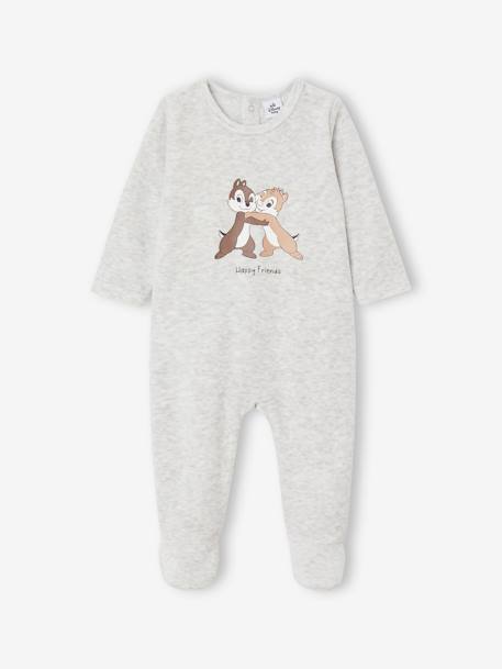 Chip'n Dale Velour Sleepsuit for Baby Boys by Disney® marl grey 