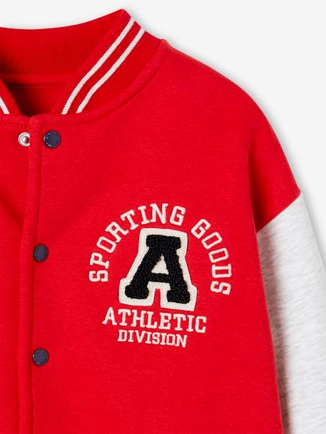 Sports Varsity Jacket for Boys blue+red 