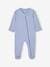 Pack of 3 BASICS Jersey Knit Sleepsuits with Zip Fastening, for Babies chambray blue 