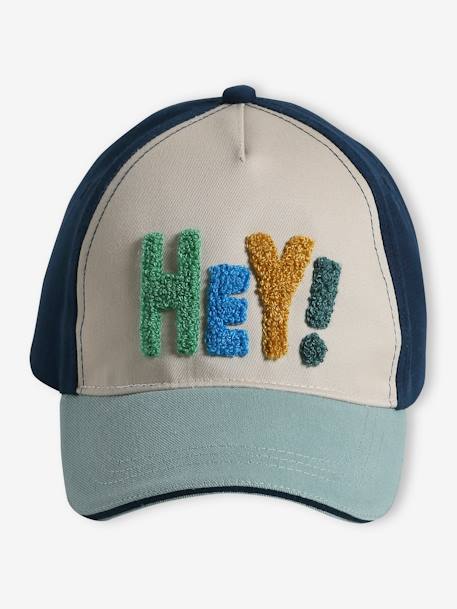 HEY! Cap for Boys beige+blue 