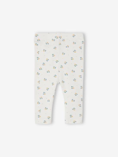 Pack of 2 Basic Leggings for Babies 6306+rosy 