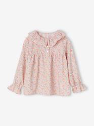 Girls-Blouse with Floral Print, for Girls