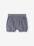 Pack of 2 Cotton Gauze Shorts for Babies ecru+grey blue 